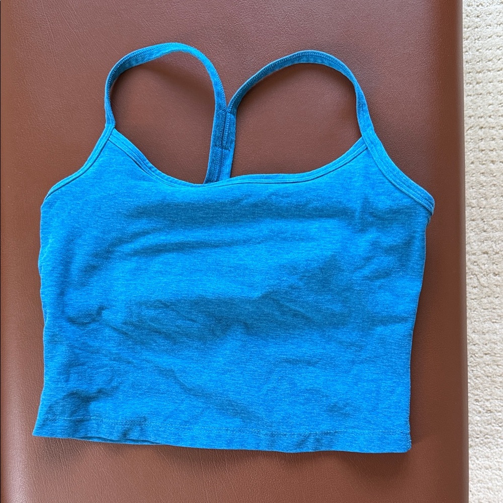 Beyond Yoga Blue Crop Top